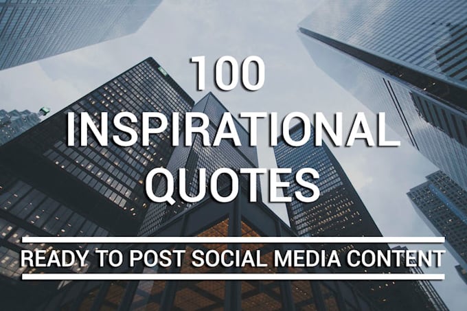create 100 inspirational image quotes with your logo