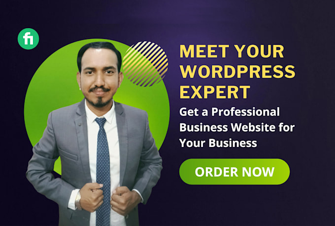 build a professional business website in wordpress