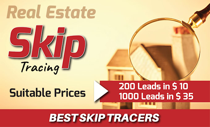 do skip tracing for real estate business