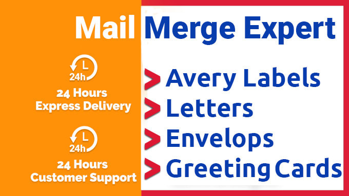 how to mail merge with avery labels