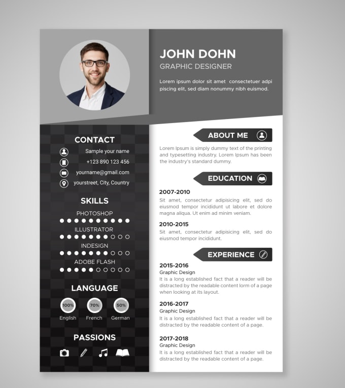 Design Professional Resume Cover Letter And Logo Design By Bakhtkhan782 Fiverr