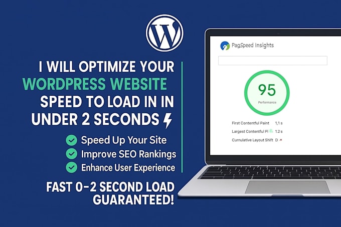 optimize your wordpress website speed to load in 2 seconds