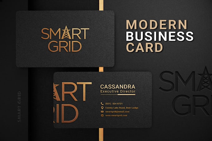 design modern luxury business card or minimal unique card