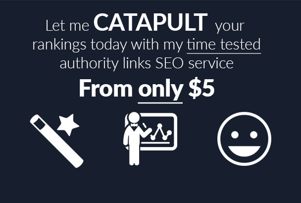 I will catapult your google rankings with my seo authority links