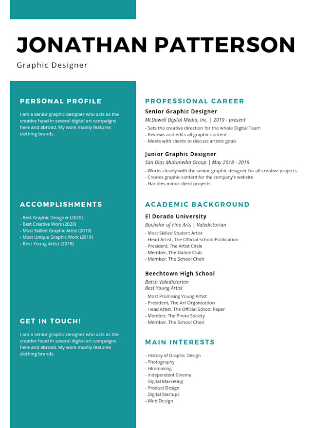 Rebuild your resume or cover letter for any job pandemic by Kqlegacy