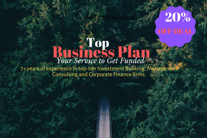 business plan forest service
