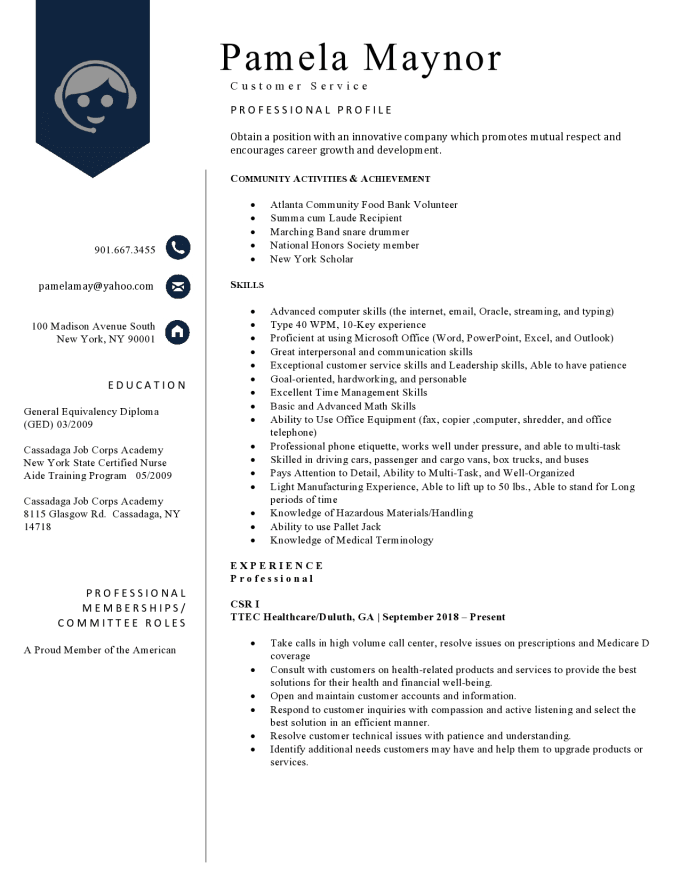 Create Resume Template For Your Specific Career By Jaym40