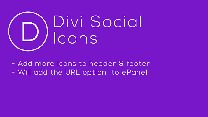 Add More Social Icons To Divi By Jamesfosker