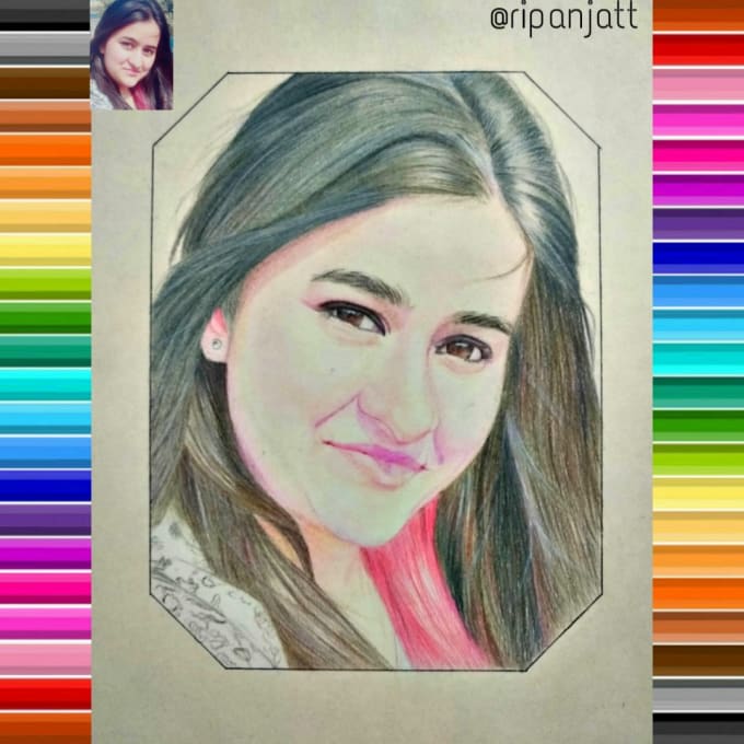 Draw A Graphite Or Color Pencil Portrait By Ripanjatt