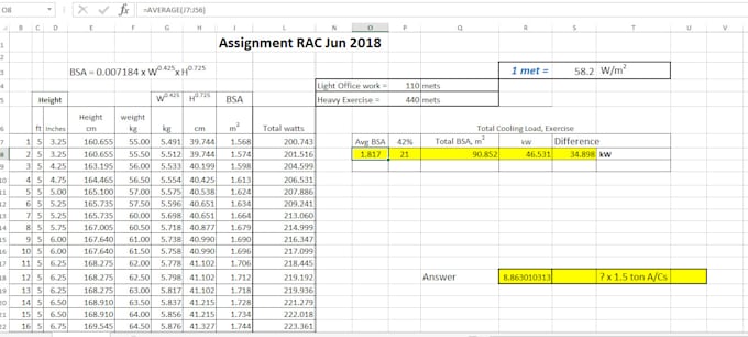 work in microsoft excel