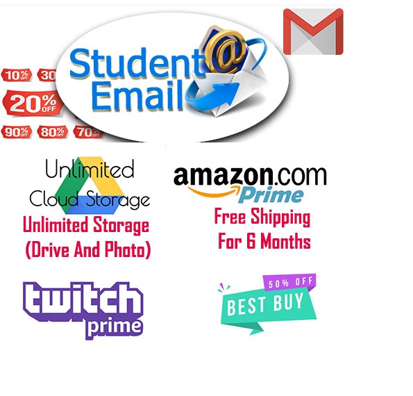Create a student email address edu free 6months amazon prime by ...