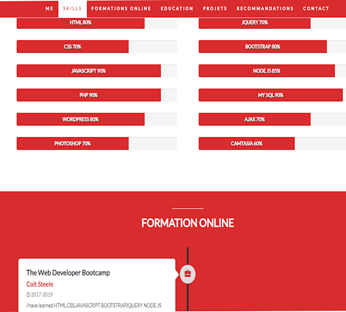 Create your cv responsive online with html css bootstra by ...