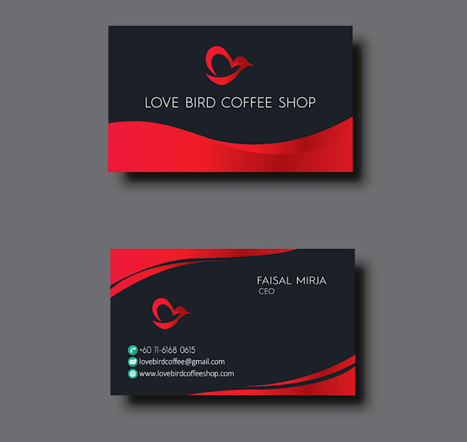 design a corporate visiting card