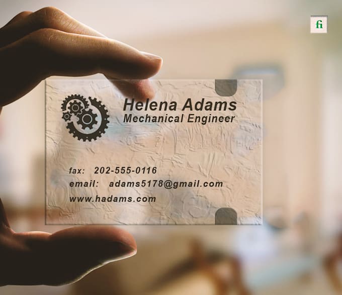 design a business card with unlimited revisions and mockup