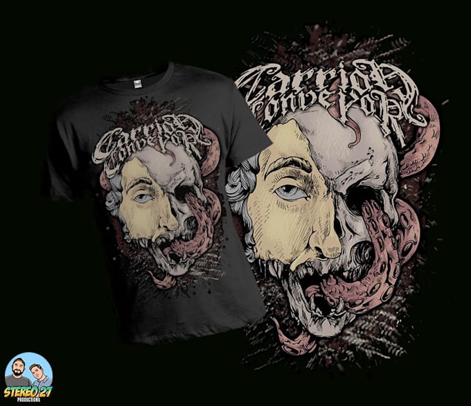 create a hand drawn t shirt or artwork design