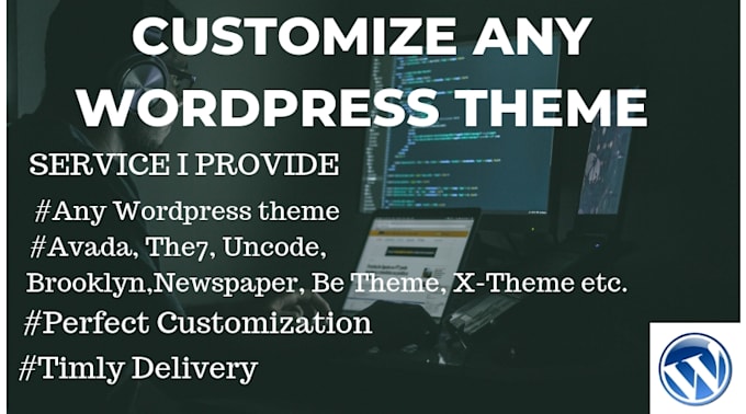 customize any wordpress theme, fix wp bugs, errors, and issues