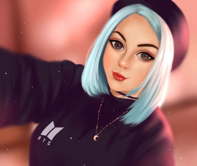 Draw You In My Anime Semi Realism Style By Lidyariani