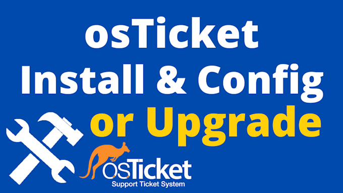 do install and config osticket soft