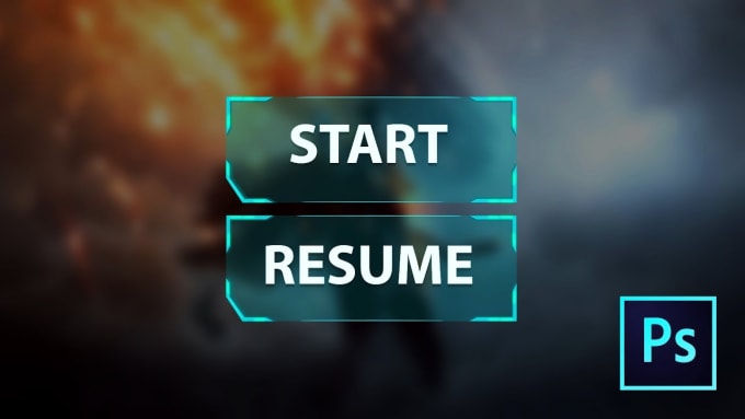 Create Spectacular Game Design Along With 3d Buttons By Saqibrafique