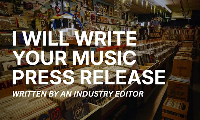 write your music press release or artist bio professionally