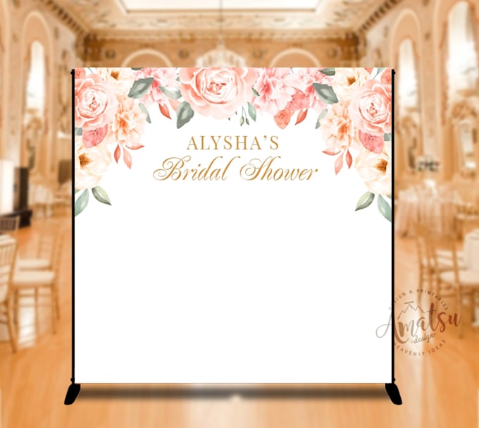 make a backdrop design for your party or event