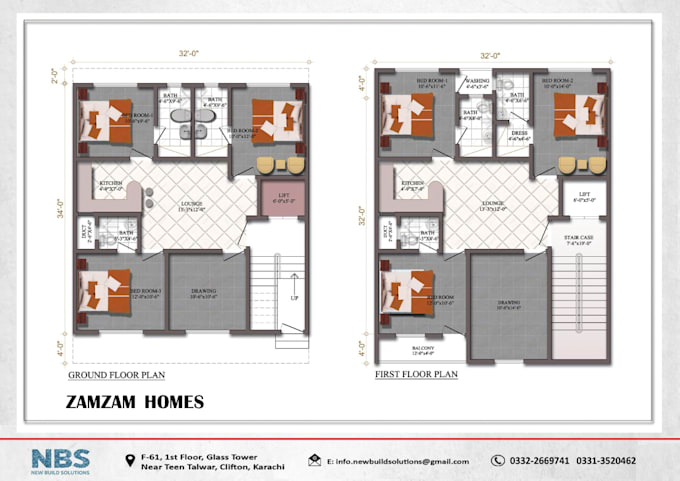Design Architectural 2d Floor Plans By Abdullaharai735