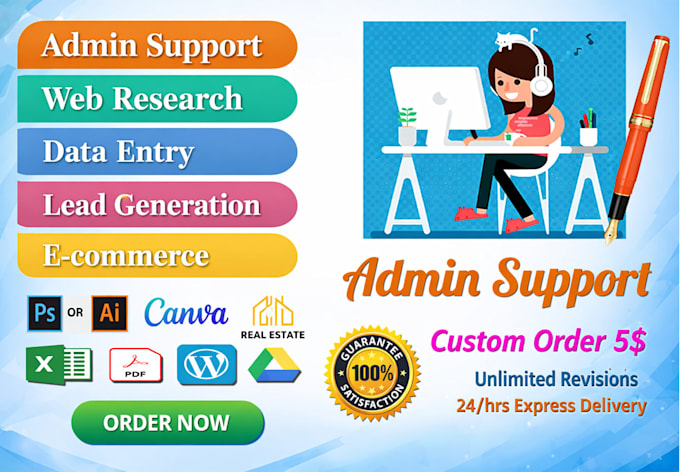 be your best virtual assistant, administrative assistant