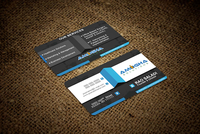 provide minimalist business card design service