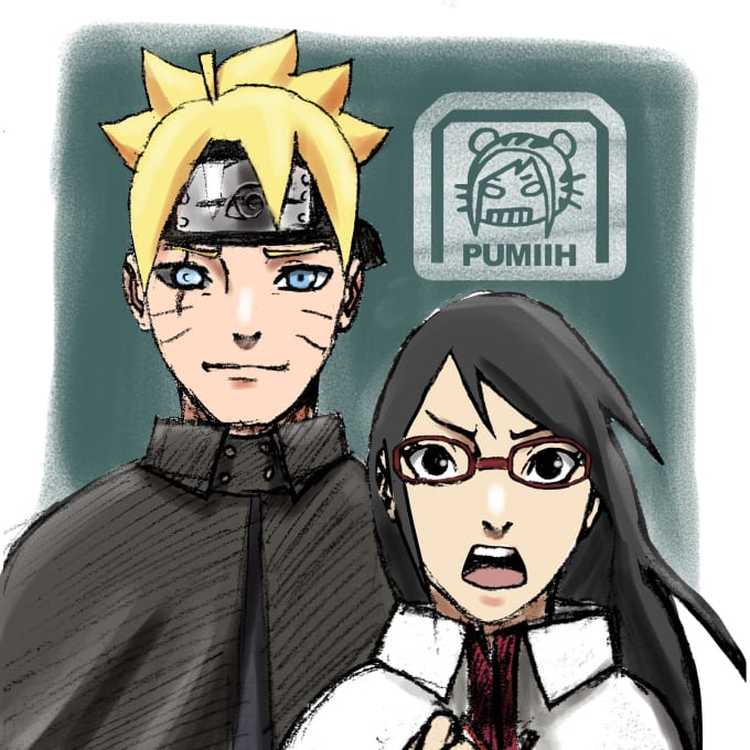 Sketch Your Naruto Boruto Characters By Pumiih