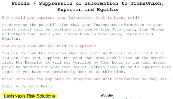Credit Report Freeze Letter Template Word Prevent Reports