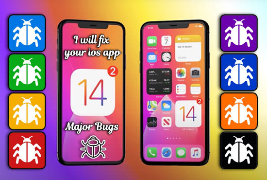 fix bugs in ios app, fix bugs in flutter app, fix bugs in android app