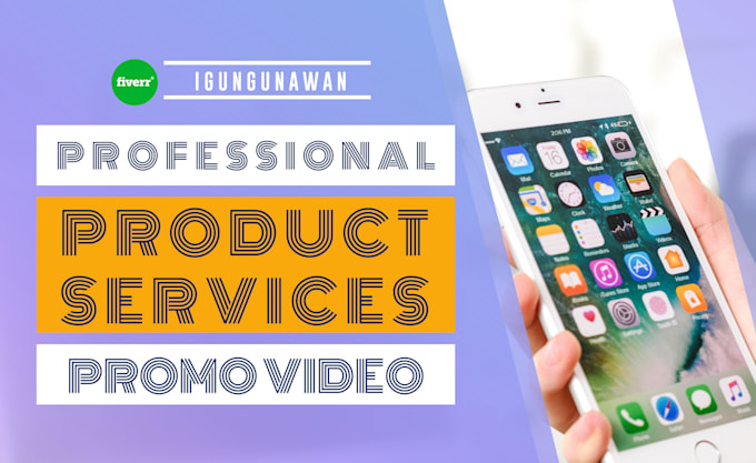 create professional product or service promo video