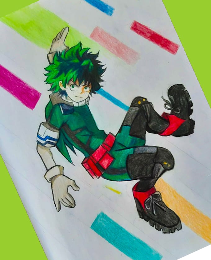 Draw Anime Characters On Paper By Ralukiz