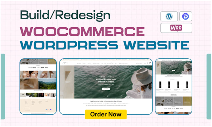 develop and design a woocommerce wordpress website