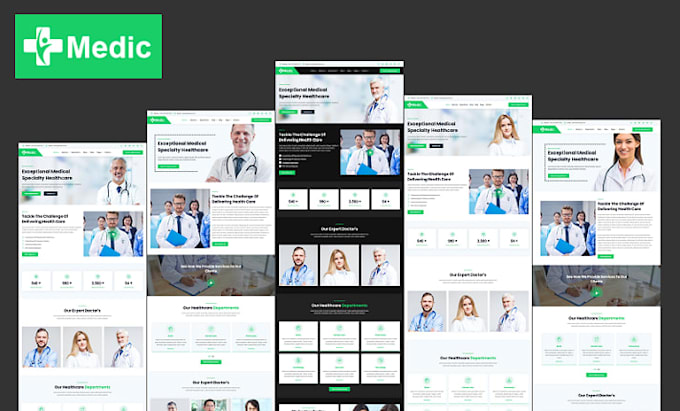 build hospital, clinic, laboratory, and home care websites