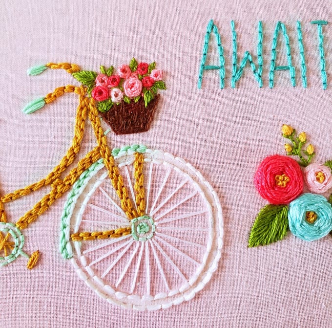 Drawing for on sale embroidery