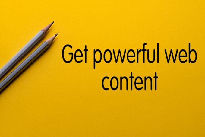 write high quality website content