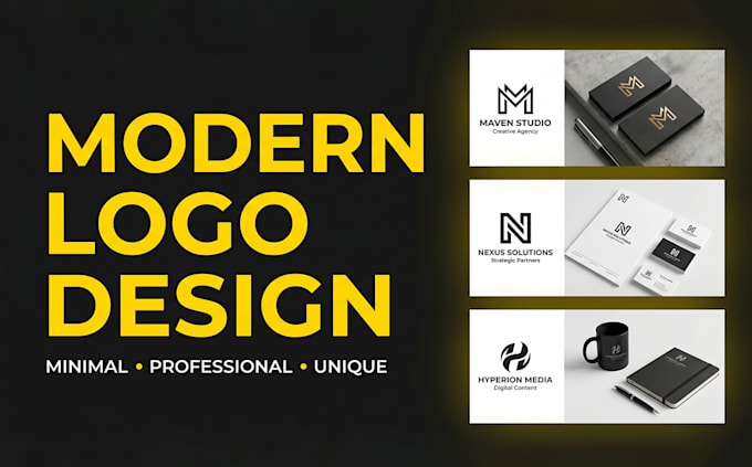 provide modern logo design and editing service