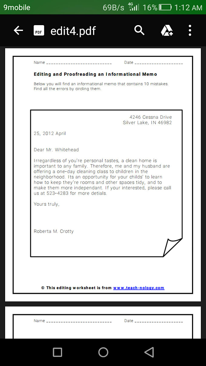 edit, proofread, your memos, application letter, summary etc