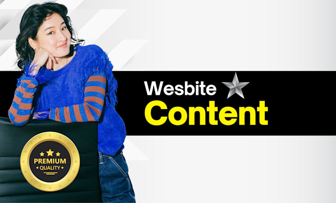 write website intro, about us, homepage and web content