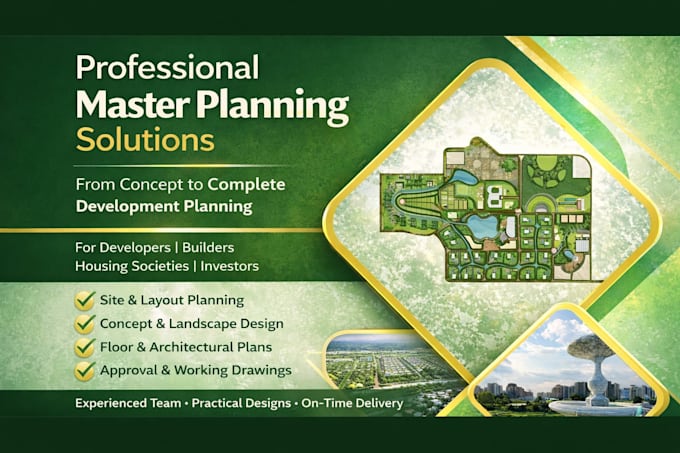 do professional urban planning, zoning, subdivision master plans