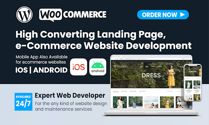 design and develop fully functional ecommerce website