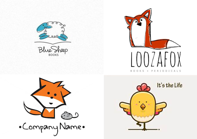 do premium cute hand drawn logo design