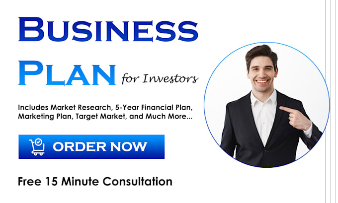write an investor ready business plan and financial plan