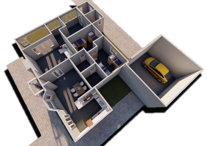 Create 3d Floor Plans From 2d Plans For Your Home By Designstormorg