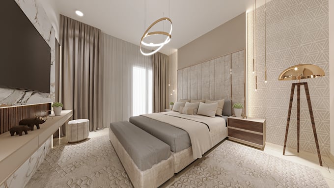 create professional 3d interior design home decoration