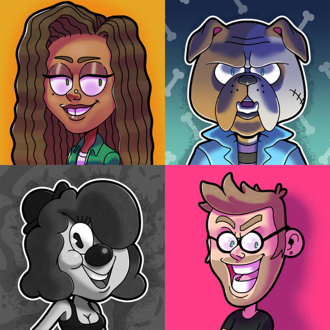 Illustrate A Unique Profile Picture By Studiogoblin At the top of your facebook profile, you'll see the five most recent pictures containing a picture of you. illustrate a unique profile picture by