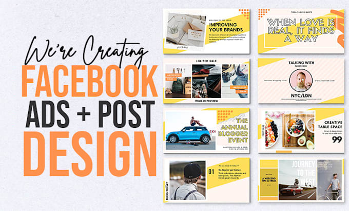 design facebook ads images high converting