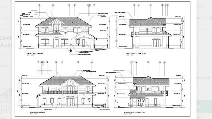Draw your floor plan  elevations  roof plan  and sections  