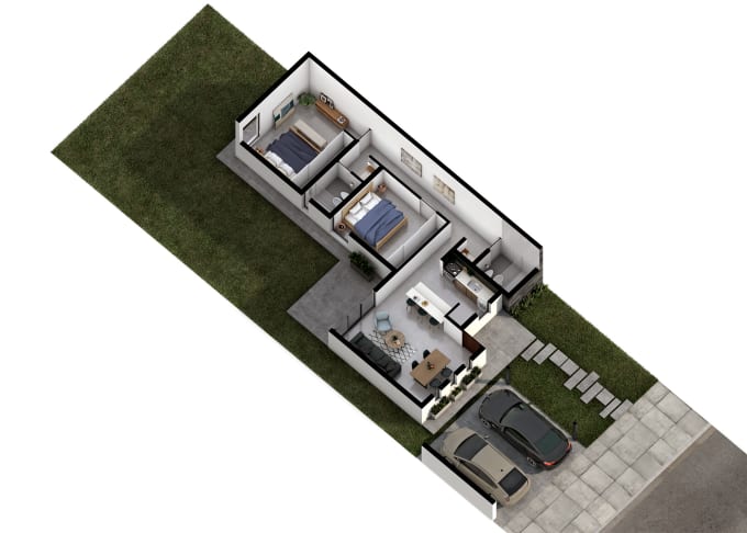Do 3d Architectural Floor Plans By Gabiwil